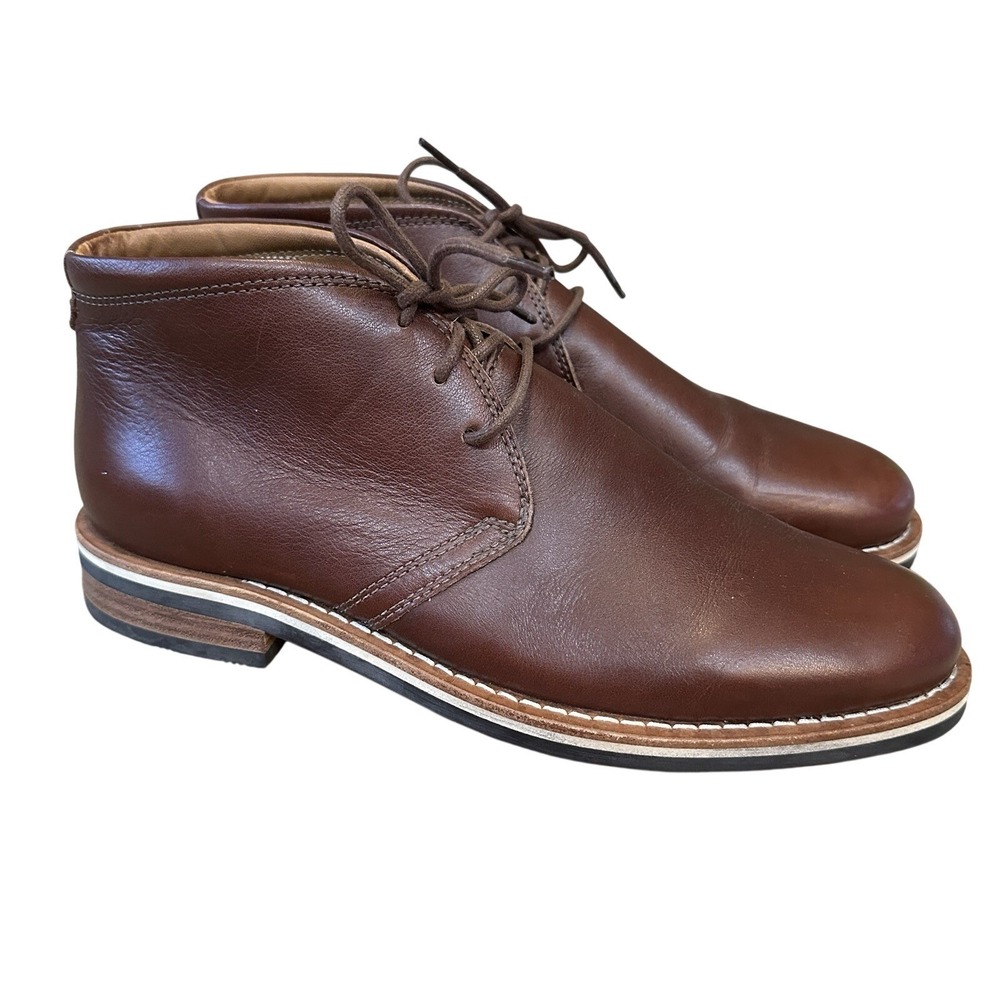 Helm The Hynes Chukka Boots Men's Size 9 M00522 Brown Leather Made in Brazil